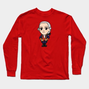 Chibi Bernardo de Gálvez (small design) Long Sleeve T-Shirt